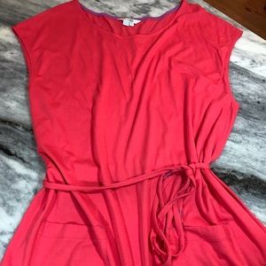 Boden Cap Sleeve Midi Shift Dress